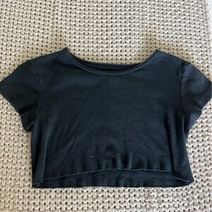 Brandy Melville Black Crop Top